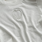 Aroa Heart Cutout Tee