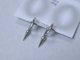 shimmer ring earrings