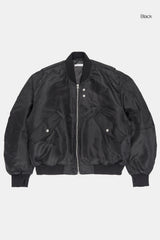 Nerd shirring MA-1 padded jumper