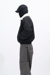 Marvel Curve Line Collar Mink Jacket