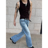 [BASIC ITEM] Henry neck botton sleeveless(3color)