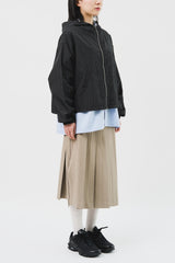 Square Cropped Hooded Jacket (5color)