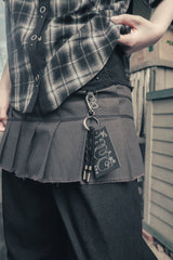 Pleats skirt belt (Charcoal)
