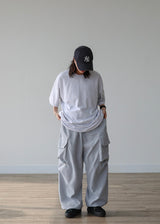  THIN WIDE CARGO PANTS 