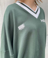 VneckラインリブPO