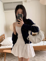 Cozy Lace Rib sleeveless (3color)