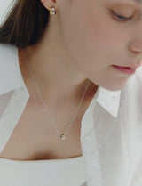 26SS★ Souvni Silver (C) Twist Necklace S