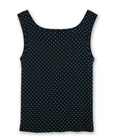 Front Logo Button Dot Tank-Top_Black