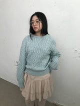 Twist Knit Top (3color)