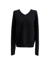 basic V-neck knit (2color)