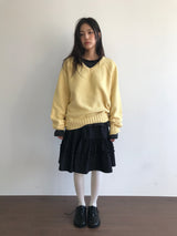 PREP Vネックニット（8color)