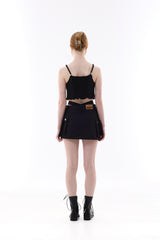 GAGA RIBBON BUSTIER / BLACK