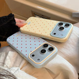 Macaron Polka Dot Color Frame iPhone-Compatible Case