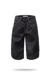 26SS★ CINCH BACK STITCH BERMUDA JEANS