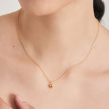 [Go Yunjung, ITZY Yuna Worn] ティアドロップ925シルバーネックレスN045-01G