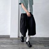 マットブラック シルエット ショーツ