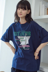 26SS★ Blue Anchor Short Sleeve Tee