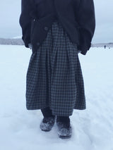Mare Check Banding Skirt (2c)