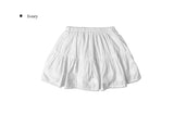 センリ レース ピンタック バンディング ミニ スカート
