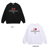 ODBC I LOVE SWEATSHIRT WHITE MELANGE