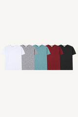 Basic Slub Short Sleeve T-shirt