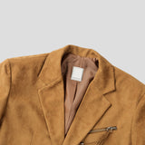 90's Sharoon Suede Zipper Jacket (2 colors)