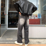 LMN ローバーワンタックハーフバンディドワイドデニム (2 colors)