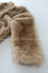Big Pocket Half Fake Fur Jacket Coat