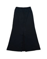  CUT LONG SKIRT (BLACK) WOMENS