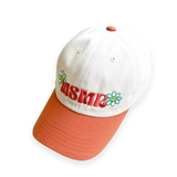 Flower logo cap Orange