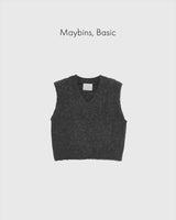 Alpaca knit vest