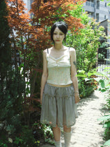 PASTEL FLOWER LACE SLEEVELESS (2COLOR)