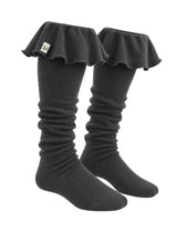 ラッフル ロング ソックス(CHARCOAL)