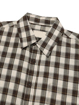 No.1211 B thin check SHIRT