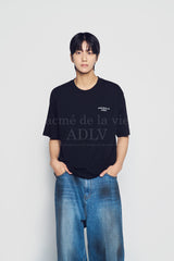 24FW ピクセルベーシックロゴショートスリーブTシャツブラック