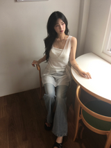 シワブーツカットデニム