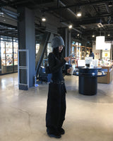 ビッグポケットブラックパンツ
