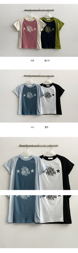 MOA カラー半袖Tシャツ