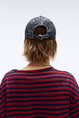 EEERRR Real tree camo pattern ball cap (Black)