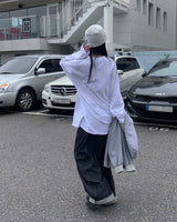 ボタンローデニムパンツ
