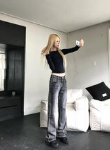 ヴィンテージ セミフレア デニム