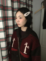 バニーフォーファースナップヘアクリップ (3color)