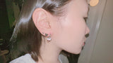 Cotton candy earring