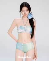 Watercolor 4Piece Bikini Set