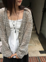 Roca Vintage Lace Hood Cardigan