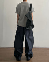 Drop Curved Denim Pants