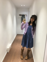 Toka Round Check Dress (3color)