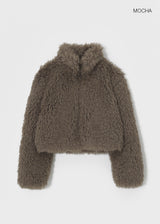 [MADE] Kubinti High Neck Fleece Fur Jacket