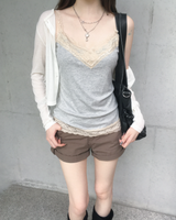 Slim crop cardigan
