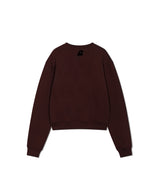 Men's エッセンシャルクロップスウェットシャツ- バーガンディー